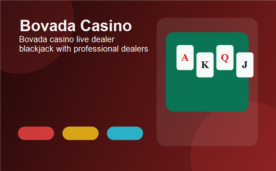 Bovada casino live dealer blackjack with professional dealers