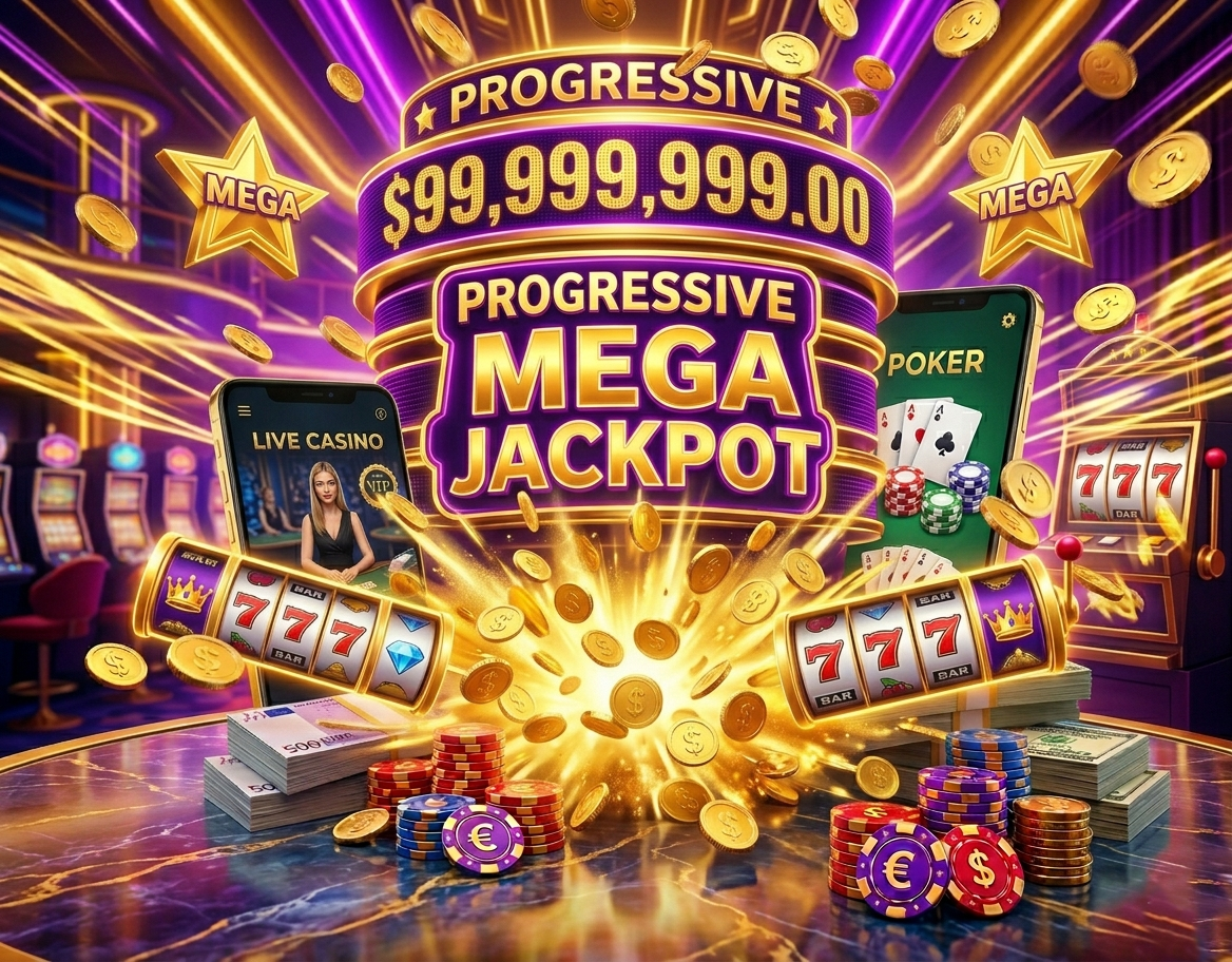 Progressive mega jackpot casino games