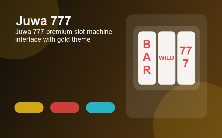 Juwa 777 premium slot machine interface with gold theme