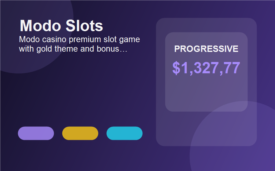 Modo casino premium slot game with gold theme and bonus features