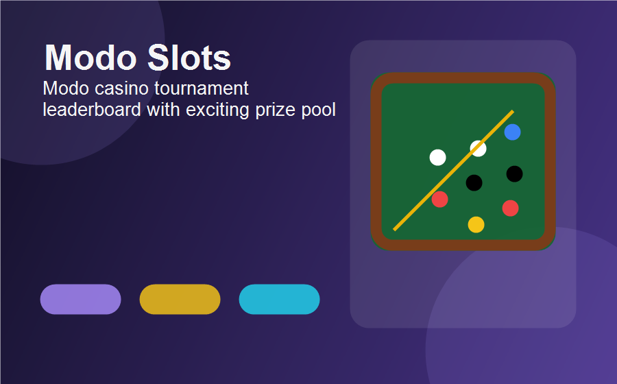 Modo casino tournament leaderboard with exciting prize pool